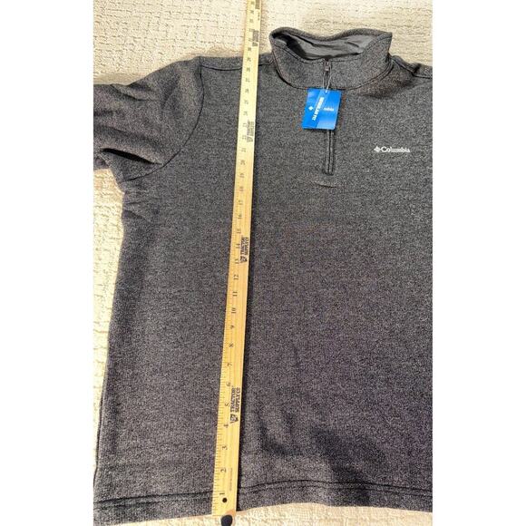 COLUMBIA XL Great Hart Mountain III Half Zip gray MENS Jacket NEW - Picture 3 of 8